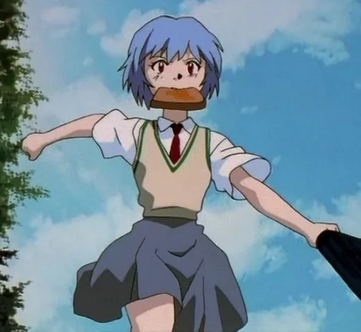 🏃 Стикер «Ayanami Rei» для Telegram