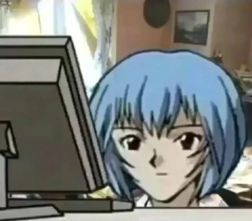 💻 Стикер «Ayanami Rei» для Telegram