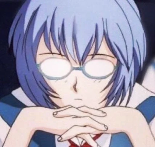 👓 Стикер «Ayanami Rei» для Telegram
