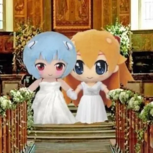 👰‍♀ Стикер «Ayanami Rei» для Telegram