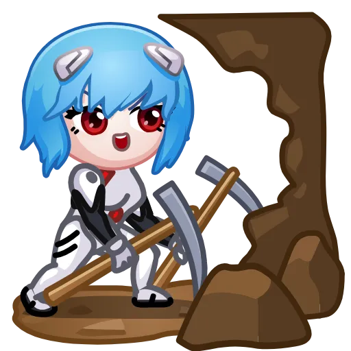 Стикер 20 Ayanami Rei