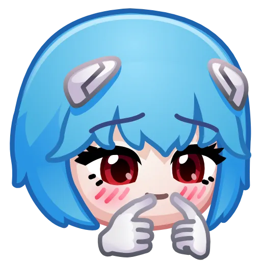 Стикер 4 Ayanami Rei