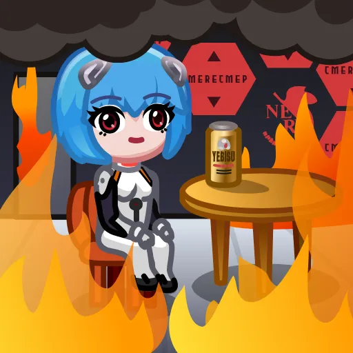 Стикер 6 Ayanami Rei