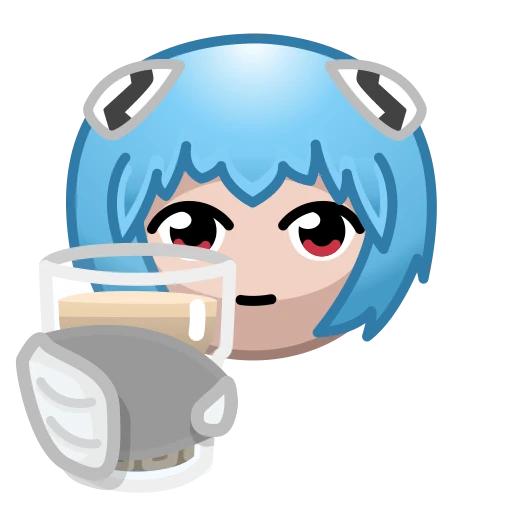🥛 Стикер «Milady Rei» для Telegram