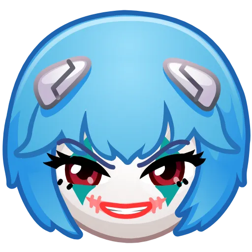 🤡 Стикер «Ayanami Rei» для Telegram