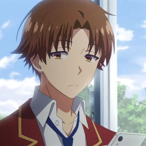 🧑 Стикер «kiyotaka ayanokouji» для Telegram