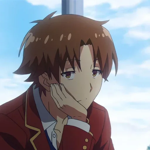🧑 Стикер «kiyotaka ayanokouji» для Telegram