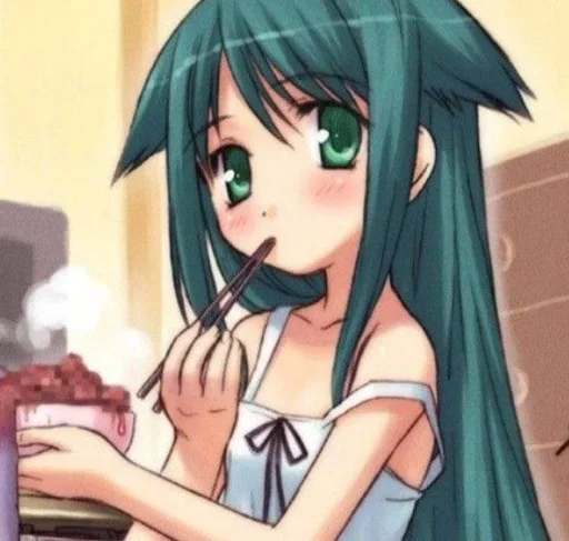 🍵 Стикер «Saya No Uta» для Telegram