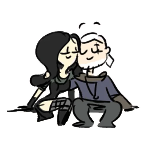 ❤️ Стикер «Ayej Witcher» для Telegram