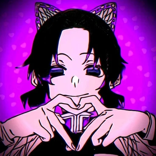 🦋 Стикер «Shinobu Kocho» для Telegram