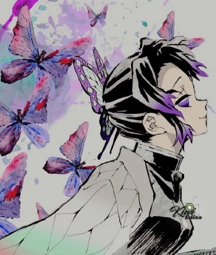 🙃 Стикер «Shinobu Kocho» для Telegram