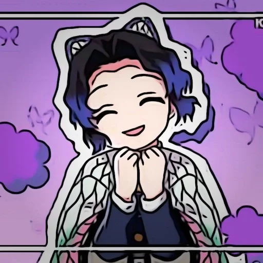 🦋 Стикер «Shinobu Kocho» для Telegram
