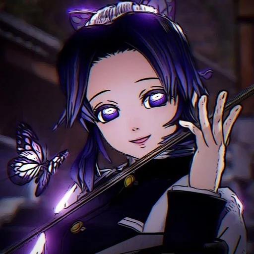 🦋 Стикер «Shinobu Kocho» для Telegram