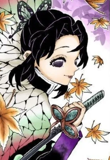 🦋 Стикер «Shinobu Kocho» для Telegram