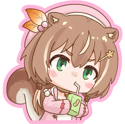 😍 Стикер «Ayunda Risu (hololive)» для Telegram