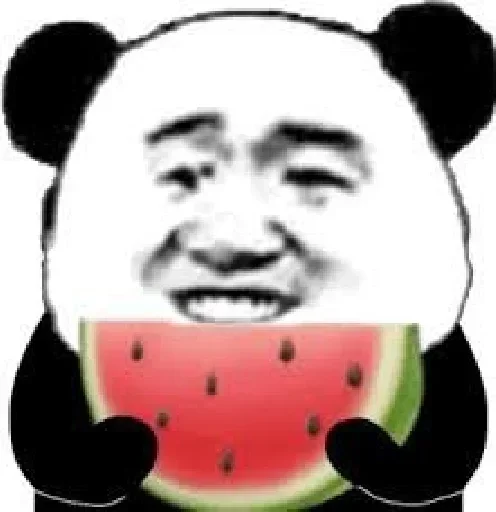 🍉 Стикер «爱生活，爱阿正» для Telegram