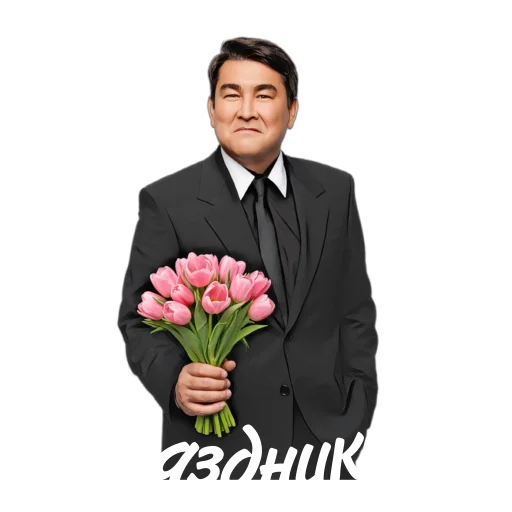 🌷 Стикер «АЗАМАТ» для Telegram