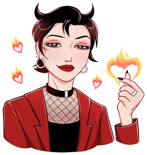 😘 Стикер «Азазель без надписей» для Telegram