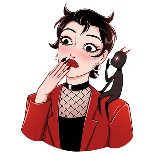 ⭐ Стикер «Азазель без надписей» для Telegram