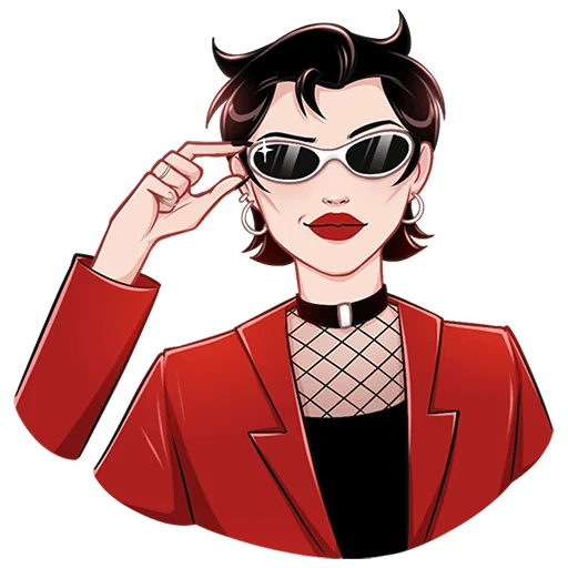 😎 Стикер «Азазель без надписей» для Telegram