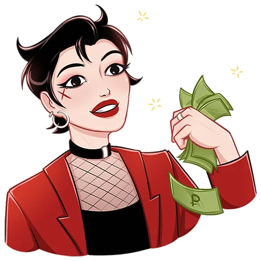 🤑 Стикер «Азазель без надписей» для Telegram