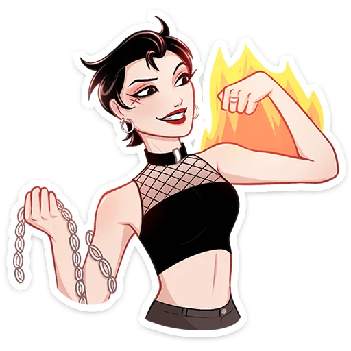 💪 Стикер «Азазель без надписей» для Telegram