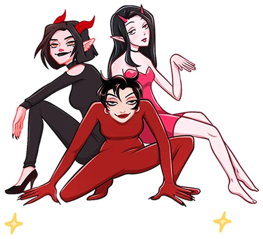 😈 Стикер «Азазель без надписей» для Telegram