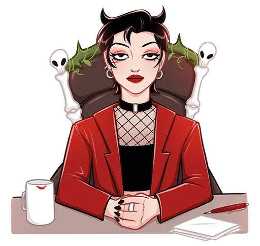 ☺ Стикер «Азазель без надписей» для Telegram