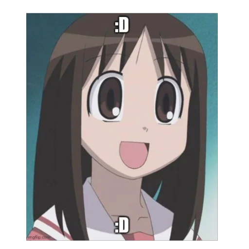 😆 Стикер «Brainrot Azumanga Daioh» для Telegram