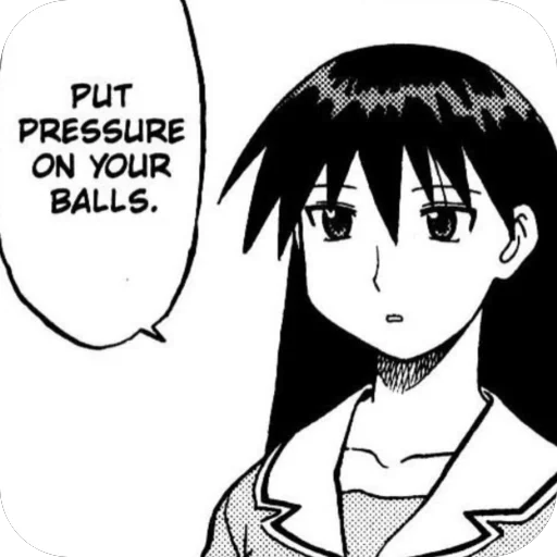 💪 Стикер «Brainrot Azumanga Daioh» для Telegram