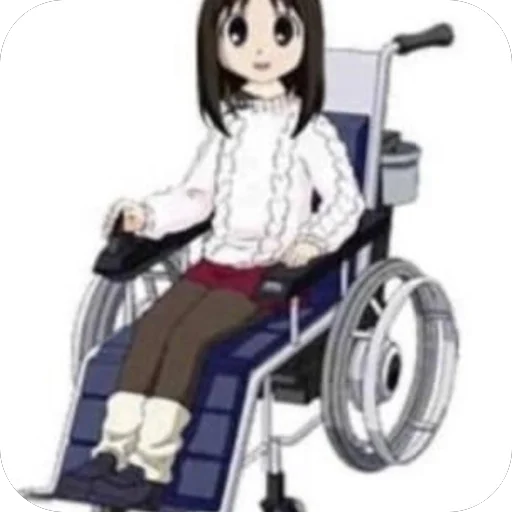 👩‍🦽 Стикер «Brainrot Azumanga Daioh» для Telegram