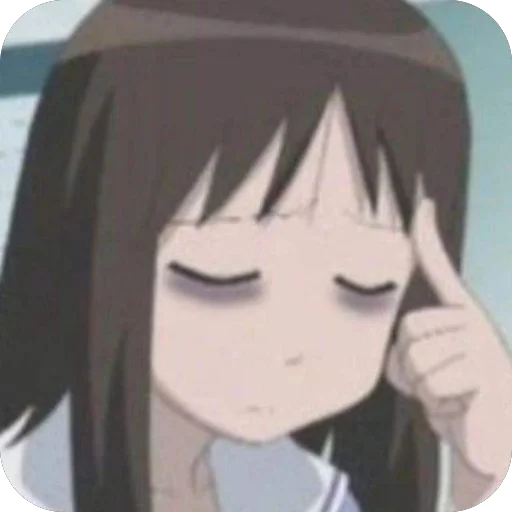 🤕 Стикер «Brainrot Azumanga Daioh» для Telegram