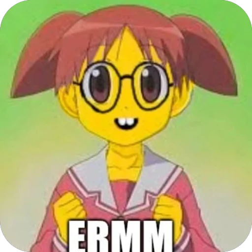 🤓 Стикер «Brainrot Azumanga Daioh» для Telegram