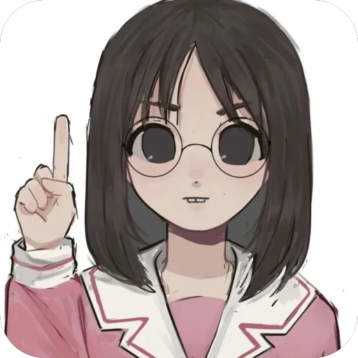 🤓 Стикер «Brainrot Azumanga Daioh» для Telegram