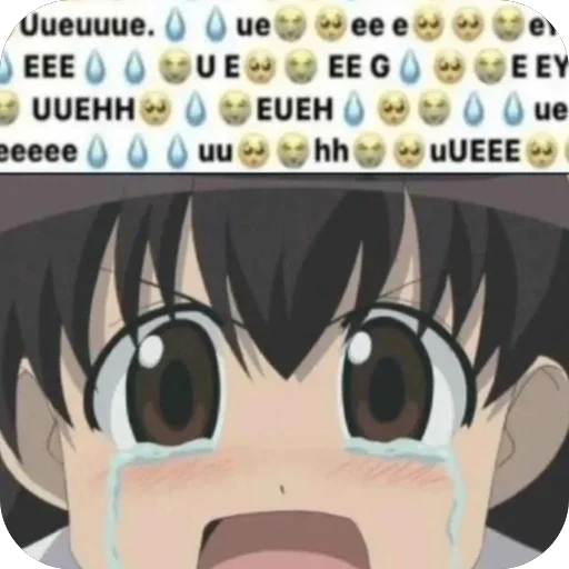 😓 Стикер «Brainrot Azumanga Daioh» для Telegram