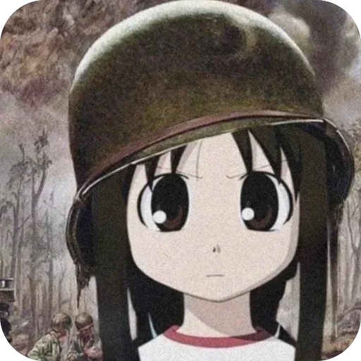 🤨 Стикер «Brainrot Azumanga Daioh» для Telegram