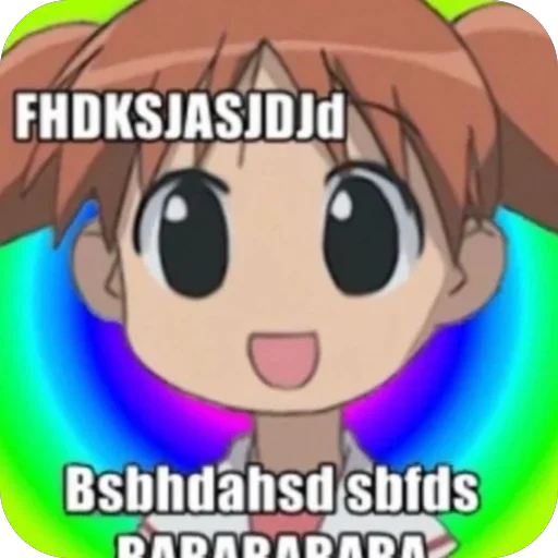 😃 Стикер «Brainrot Azumanga Daioh» для Telegram