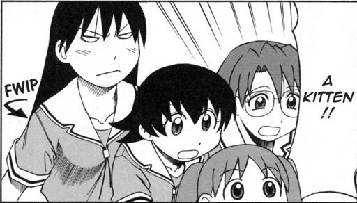 😮 Стикер «Azumanga Daioh» для Telegram