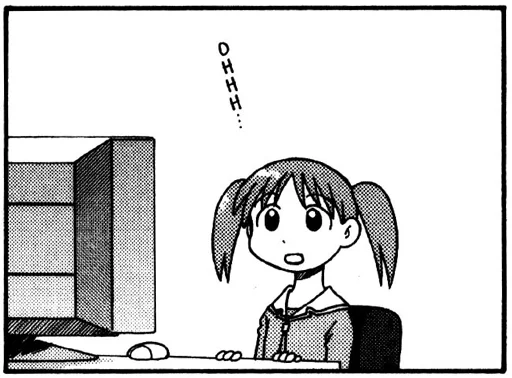 😮 Стикер «Azumanga Daioh» для Telegram
