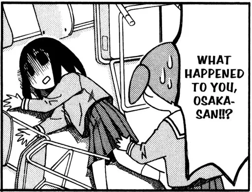 🤒 Стикер «Azumanga Daioh» для Telegram