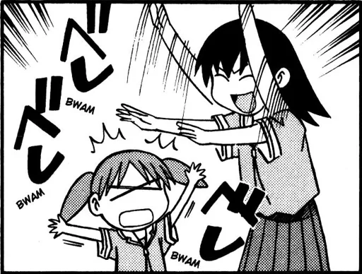 🤕 Стикер «Azumanga Daioh» для Telegram