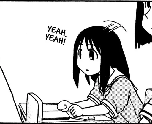 👍 Стикер «Azumanga Daioh» для Telegram