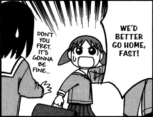 😨 Стикер «Azumanga Daioh» для Telegram