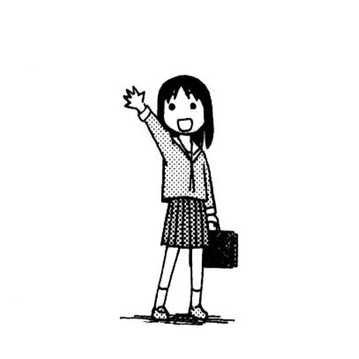 Стикерпак Azumanga Daioh для Telegram