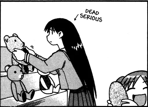 🧐 Стикер «Azumanga Daioh» для Telegram