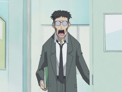 😵 Стикер «Azumanga Daioh and Mykhailo» для Telegram