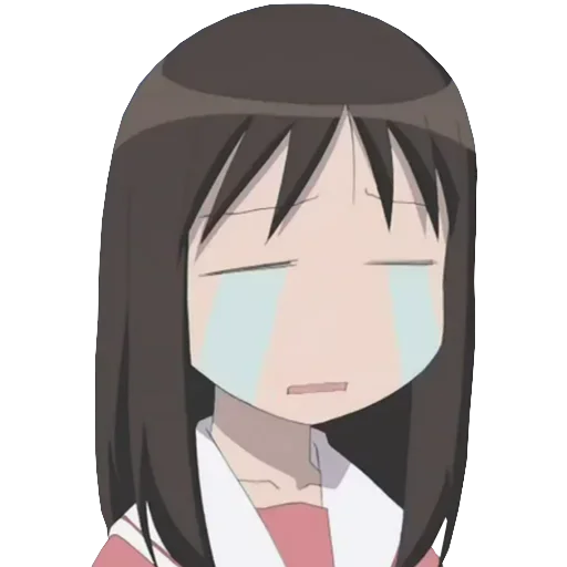 😭 Стикер «Azumanga Daioh and Mykhailo» для Telegram