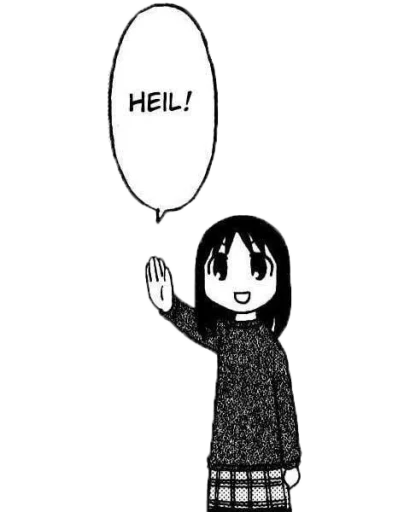 👋 Стикер «Azumanga Daioh and Mykhailo» для Telegram