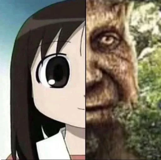 🌳 Стикер «Azumanga Daioh and Mykhailo» для Telegram