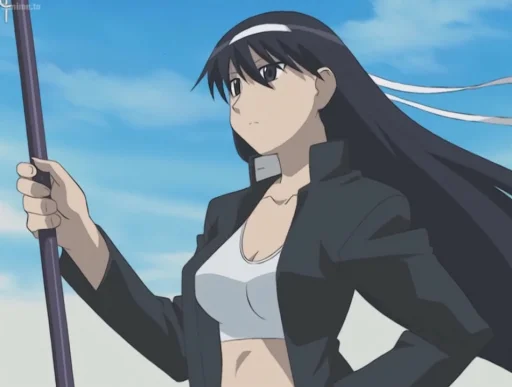 🎌 Стикер «Azumanga Daioh and Mykhailo» для Telegram